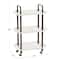 Hello Honey® Main + Mesa™ 3-Tier Modern Plastic and Metal Trolley